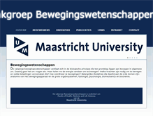 Tablet Screenshot of bw.unimaas.nl